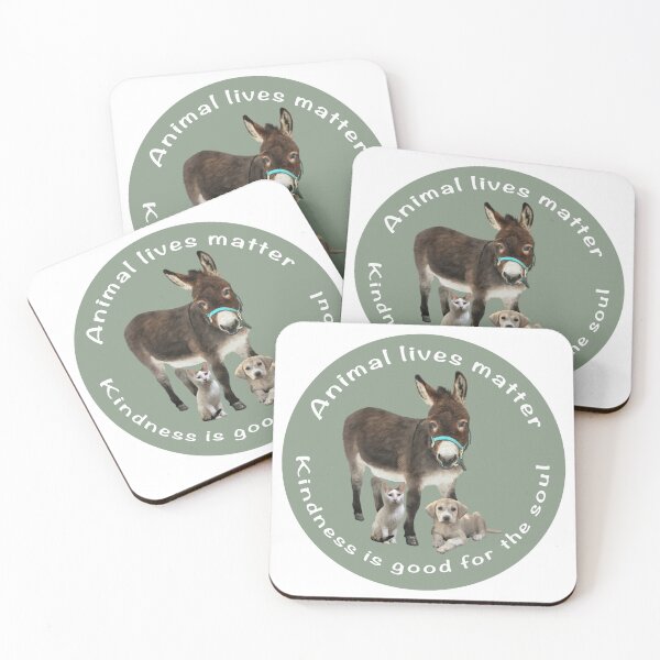 Item preview, Animal lives matter. Donkey Cat Dog All proceeds go to animal charities and rescues designed and sold by AnimalFriends1.