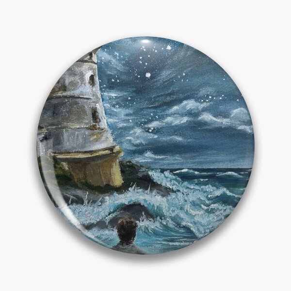 Item preview, The Sailor. Original Acrylic Ocean Painting designed and sold by alexnlanguages.