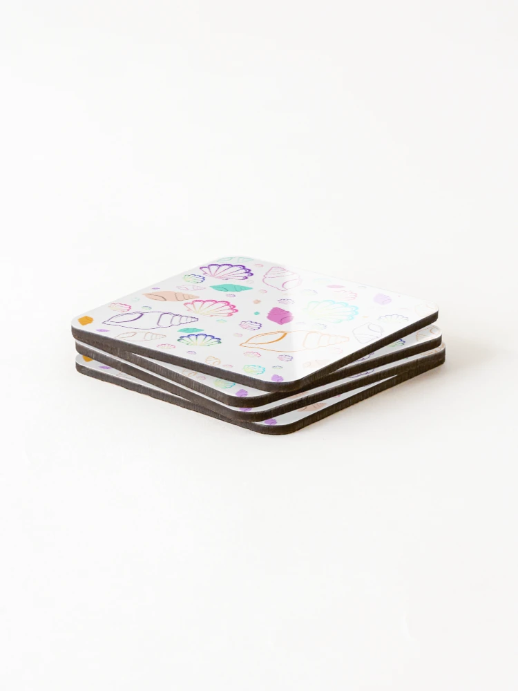 Thumbnail 4 of 5, Coasters (Set of 4), Sea Shell Collection designed and sold by Risa-C.