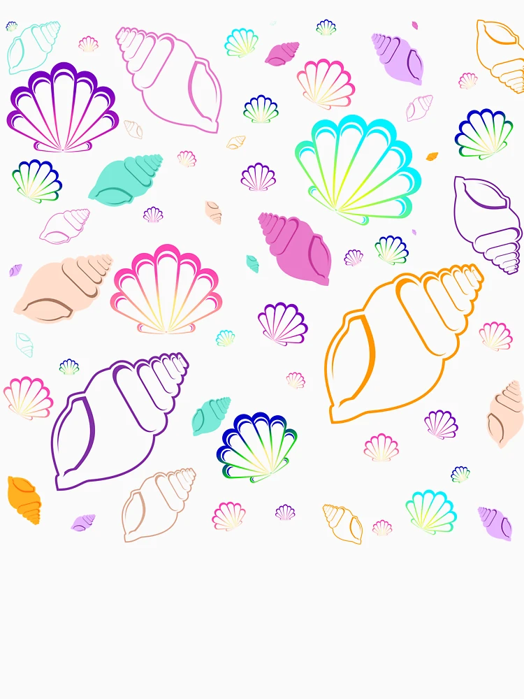 Thumbnail 6 of 6, Pullover Hoodie, Sea Shell Collection designed and sold by Risa-C.