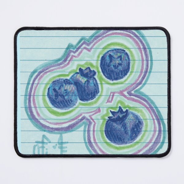 Item preview, Blueberries sticker hand drawn designed and sold by queerolive.