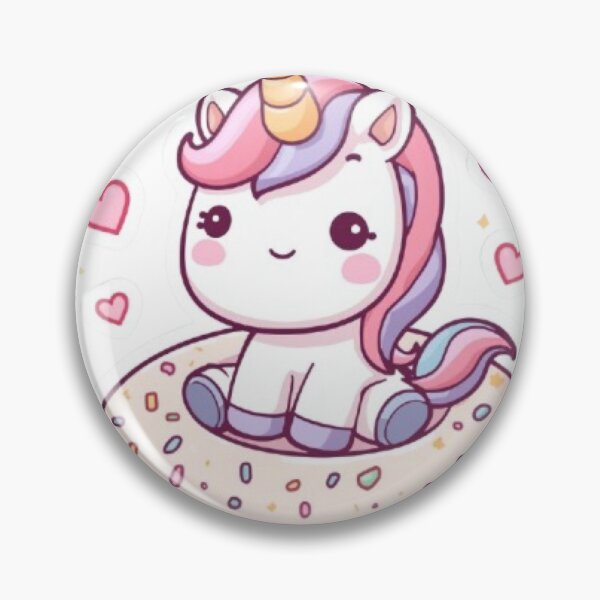 Item preview, Kawaii Unicorn Donut Sticker | Cute Magical Sweet Treat Design designed and sold by Stylestickers55.