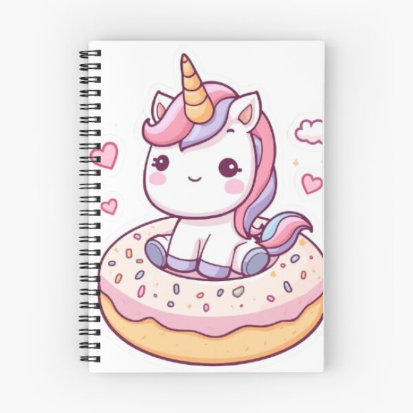 Item preview, Kawaii Unicorn Donut Sticker | Cute Magical Sweet Treat Design designed and sold by Stylestickers55.