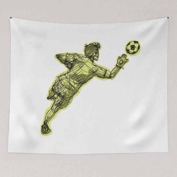 Item preview, Block Soccer Ball with white Background  designed and sold by missmann.