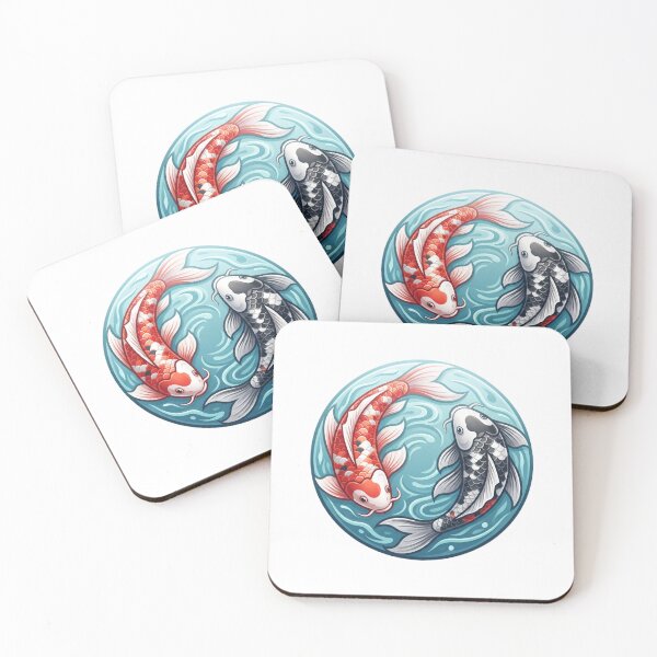 Item preview, 3D Koi fish circle artwork designed and sold by kidoramagic.