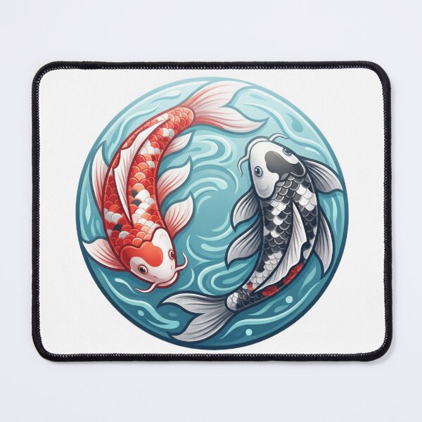 Item preview, 3D Koi fish circle artwork designed and sold by kidoramagic.