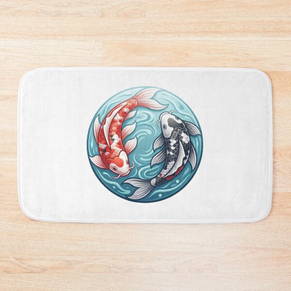 Item preview, 3D Koi fish circle artwork designed and sold by kidoramagic.