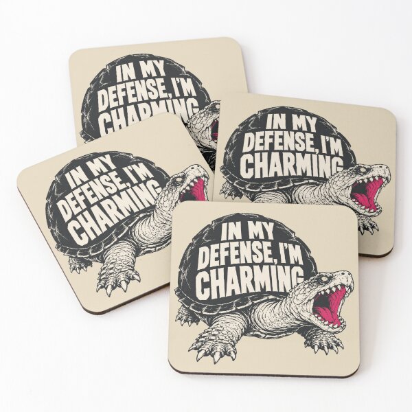 Item preview, In My Defense I’m Charming Snapping Turtle Graphic Tee designed and sold by POD DYNASTY | Original Print On Demand T-Shirt Graphics.
