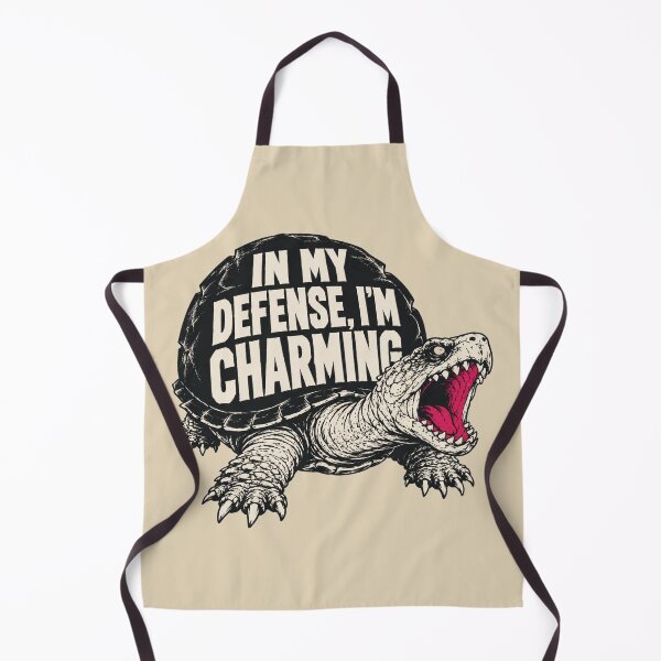 Item preview, In My Defense I’m Charming Snapping Turtle Graphic Tee designed and sold by POD DYNASTY | Original Print On Demand T-Shirt Graphics.