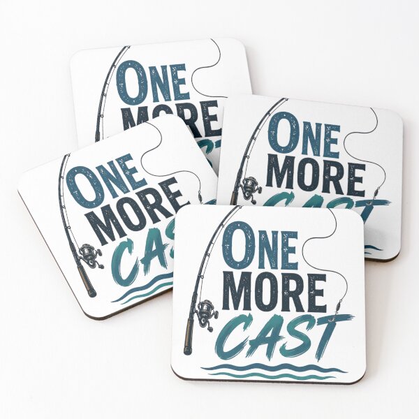 Item preview, One More Cast Fishing Vintage Design designed and sold by BrewMood Studio.