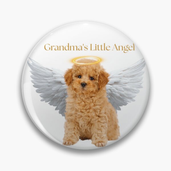 Item preview, Grandmas Little Angel Cute Poodle Gift Grandma Dog designed and sold by chaos-and-curls.
