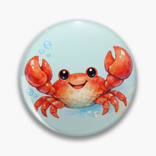 Item preview, Watercolor Crab designed and sold by DariaCraft.
