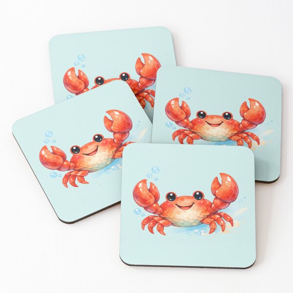Item preview, Watercolor Crab designed and sold by DariaCraft.