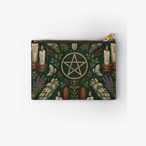 Item preview, Pentagram Herbs Witchcraft Altar Vintage Pattern designed and sold by StickyGuys.