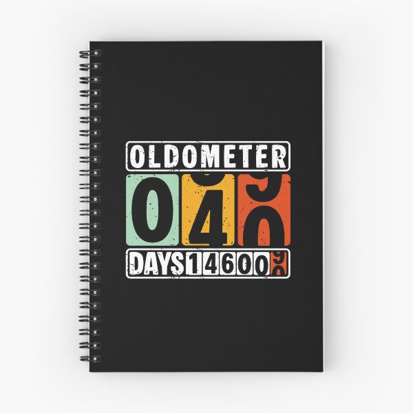 Item preview, Funny Oldometer 40th Years Old Birthday 14600 Days designed and sold by JFFStore.