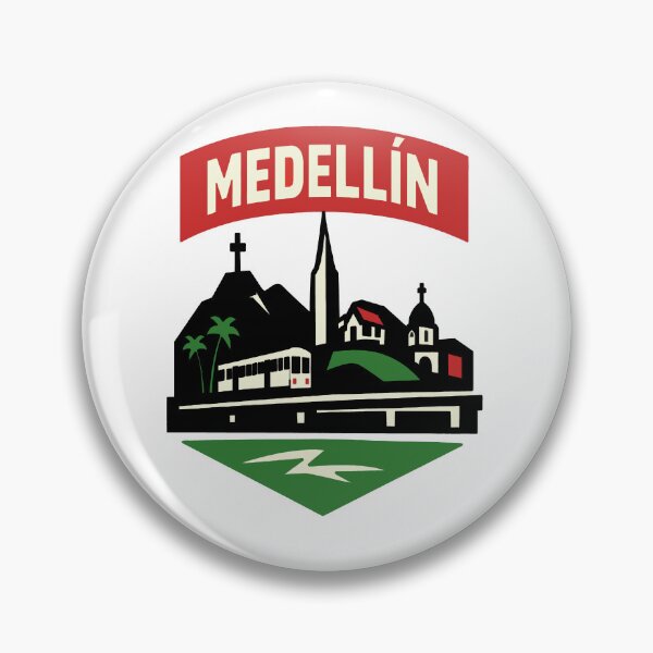 Item preview, Medellín Colombia Retro Travel Badge – Vintage City Design designed and sold by Lyfeinsights.