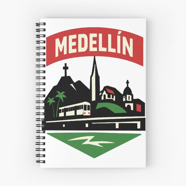 Item preview, Medellín Colombia Retro Travel Badge – Vintage City Design designed and sold by Lyfeinsights.