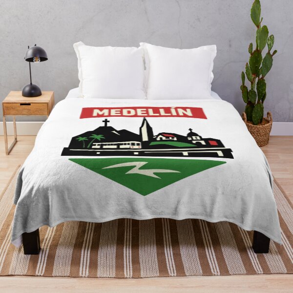 Item preview, Medellín Colombia Retro Travel Badge – Vintage City Design designed and sold by Lyfeinsights.