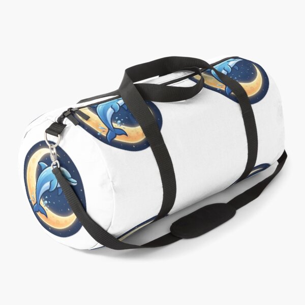 Item preview, Dolphin jumping through moon designed and sold by kidoramagic.