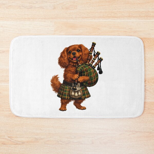 Item preview, Bagpipes playing Ruby Cavalier designed and sold by SpottyRainbow.