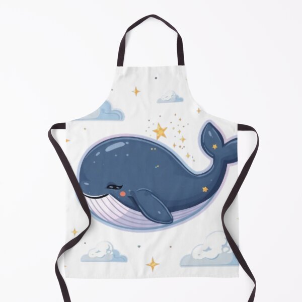 Item preview, Cute Cosmic Baby Whale Kawaii Sticker | Dreamy Moon & Stars Design designed and sold by Stylestickers55.