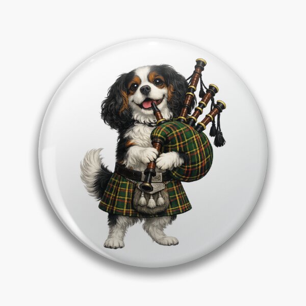 Item preview, Bagpipes playing Tri Cavalier designed and sold by SpottyRainbow.