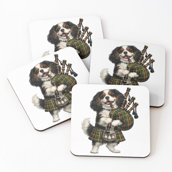 Item preview, Bagpipes playing Tri Cavalier designed and sold by SpottyRainbow.