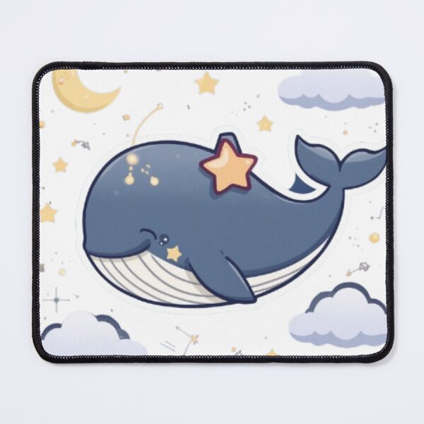 Item preview, Kawaii Space Whale Sticker | Adorable Celestial Baby Whale designed and sold by Stylestickers55.
