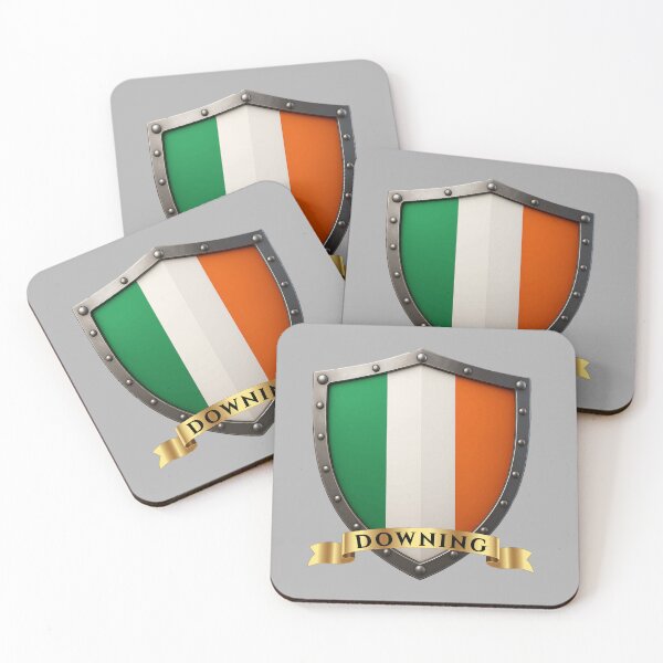 Item preview, Downing Irish Heritage Crest Shield designed and sold by Highlandkings.
