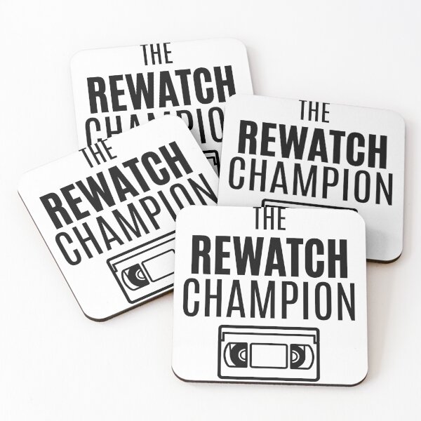 Item preview, The Rewatch Champion designed and sold by The Bearded Dandy.