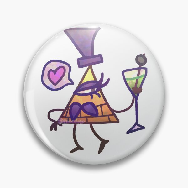 Item preview, Bill Cipher Drinking Something Fizzy designed and sold by randomuserallow.