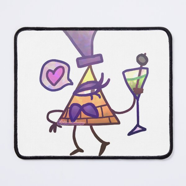 Item preview, Bill Cipher Drinking Something Fizzy designed and sold by randomuserallow.