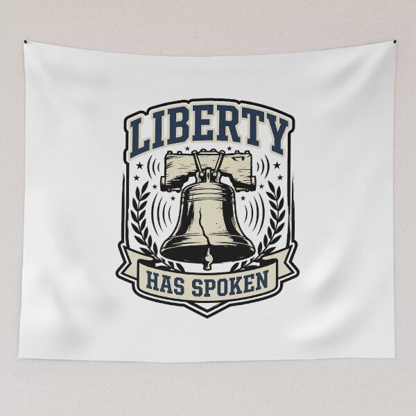Item preview, Liberty Has Spoken Patriotic American Freedom Vintage Typography designed and sold by get55shirt.
