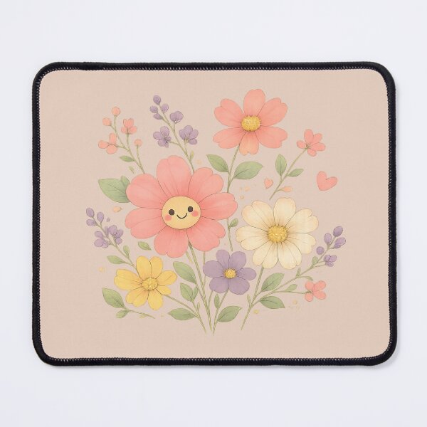 Item preview, Kawaii Flower Bouquet in Pastel Colors designed and sold by KM Design.