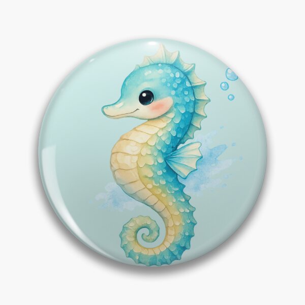 Item preview, Watercolor Seahorse designed and sold by DariaCraft.