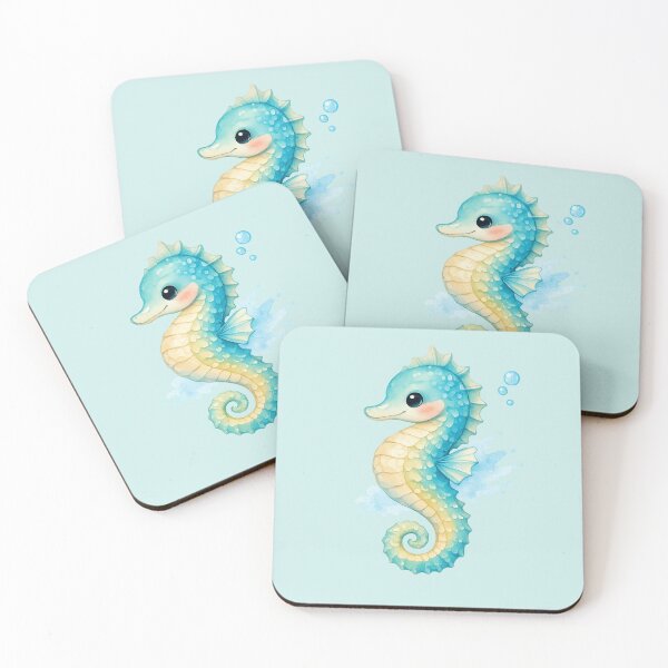 Item preview, Watercolor Seahorse designed and sold by DariaCraft.