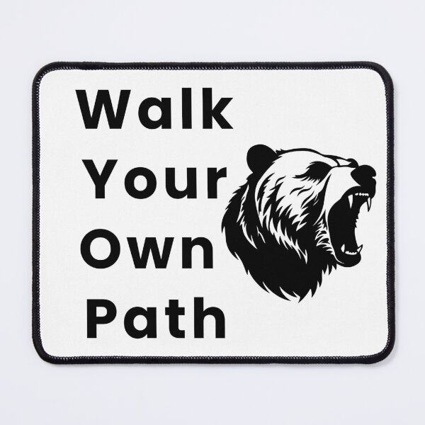 Item preview, Walk Your Own Path | Inspirational Freedom Quote Design designed and sold by amarprints.