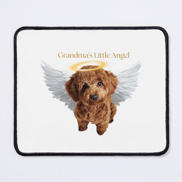 Item preview, Grandmas Little Angel Cute Poodle Gift Grandma Dog designed and sold by chaos-and-curls.