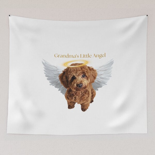 Item preview, Grandmas Little Angel Cute Poodle Gift Grandma Dog designed and sold by chaos-and-curls.