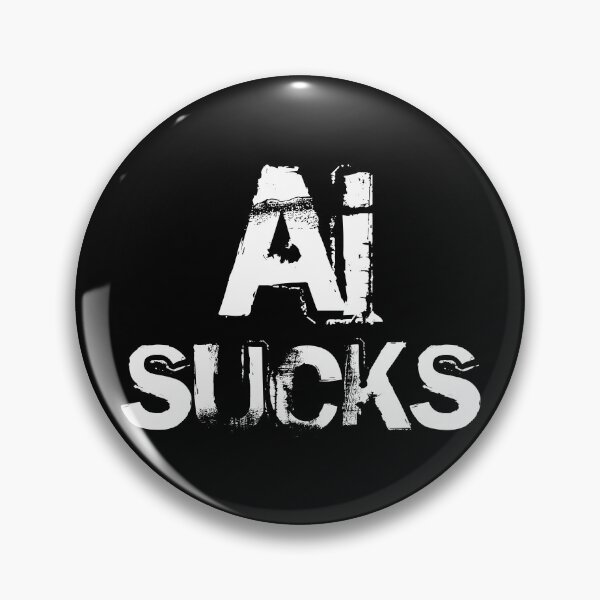 Item preview, AI Sucks designed and sold by helenacooper.
