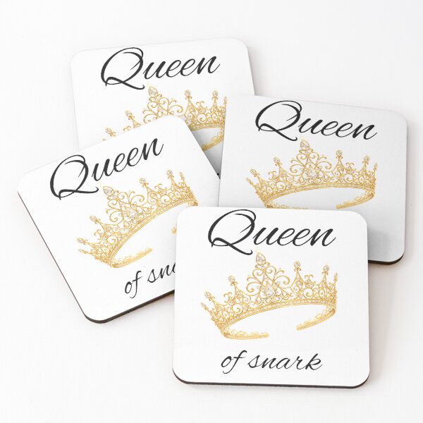 Item preview, Queen of snark funny graphic designed and sold by Blush Meadow Trading Co.