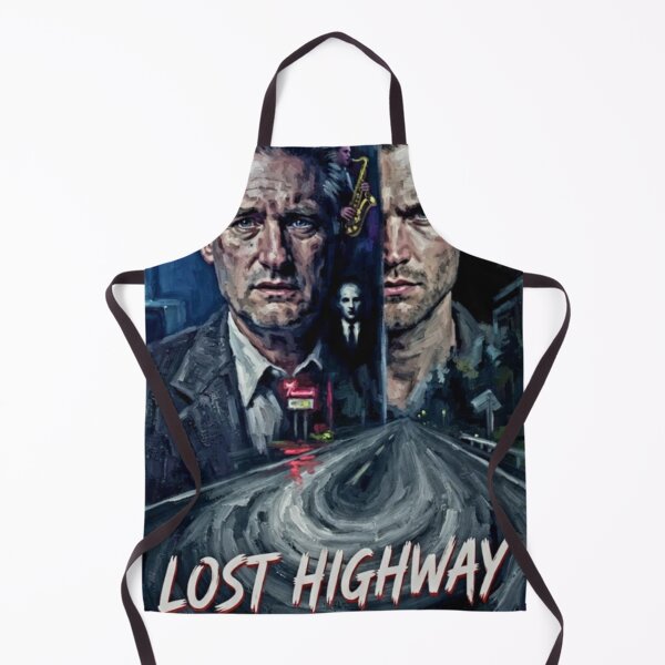 Item preview, Lost Highway Retro Psychological Mystery Neo-Noir Tribute Art Movie Poster designed and sold by Art's Diner.