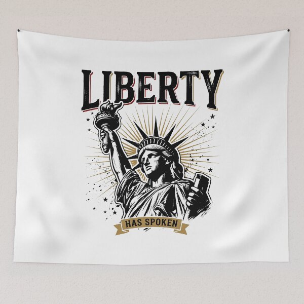 Item preview, Liberty Has Spoken Classic Patriotic Typography American Pride Design designed and sold by get55shirt.