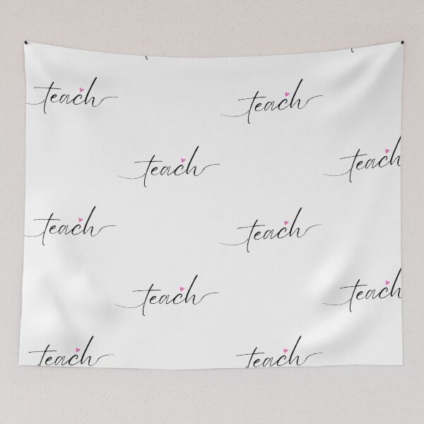 Item preview, Teach Cursive Script Lettering Teacher Quote designed and sold by MainEventMedia.