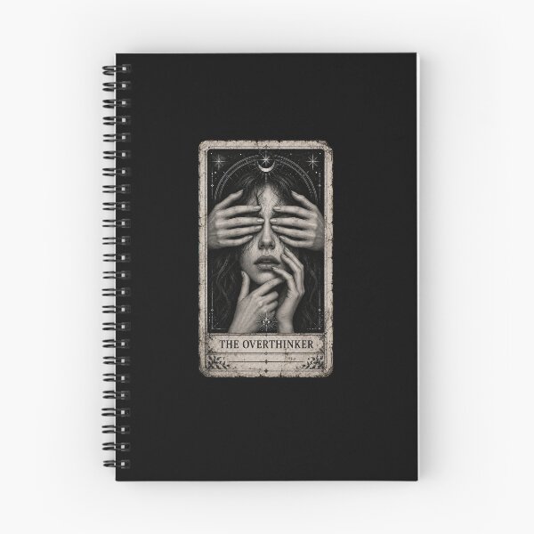 Item preview, Overthinker Anxiety Tarot Card Mystic Art designed and sold by elderberry.