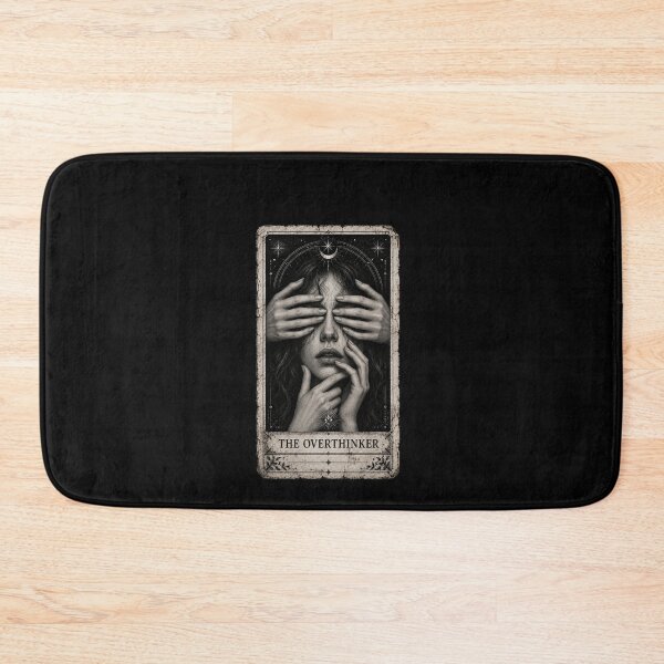 Item preview, Overthinker Anxiety Tarot Card Mystic Art designed and sold by elderberry.