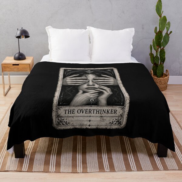 Item preview, Overthinker Anxiety Tarot Card Mystic Art designed and sold by elderberry.