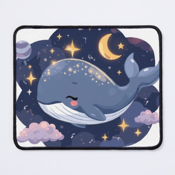 Item preview, Cute Baby Cosmic Whale Kawaii Sticker | Dreamy Moon & Stars designed and sold by Stylestickers55.