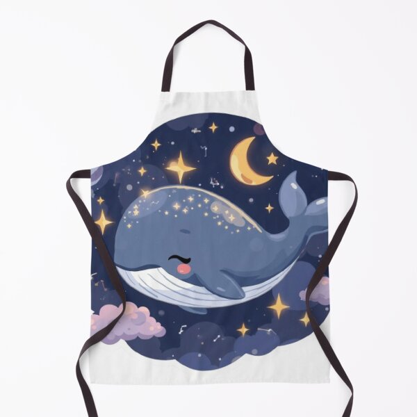 Item preview, Cute Baby Cosmic Whale Kawaii Sticker | Dreamy Moon & Stars designed and sold by Stylestickers55.