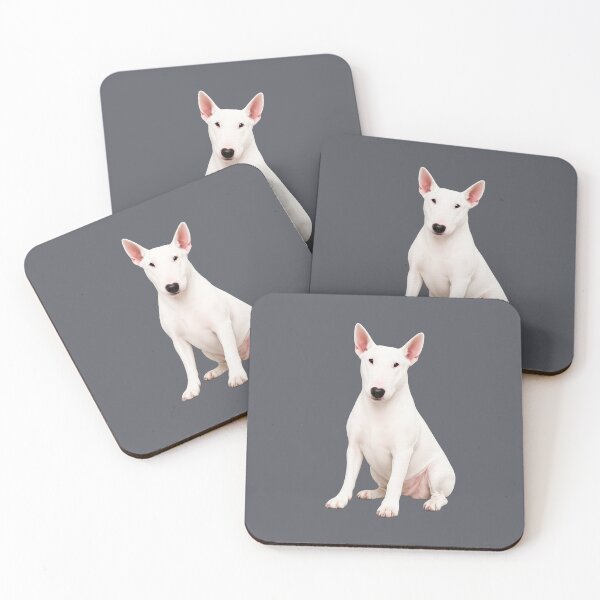 Item preview, Bull terrier dog white designed and sold by BackgroundND.